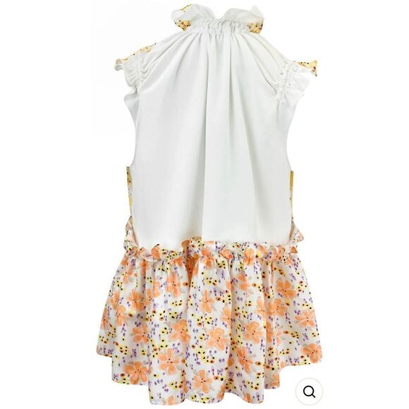 BRØGGER Karo Floral-Print Silk-Twill Top NWOT Size Small - Picture 7 of 8